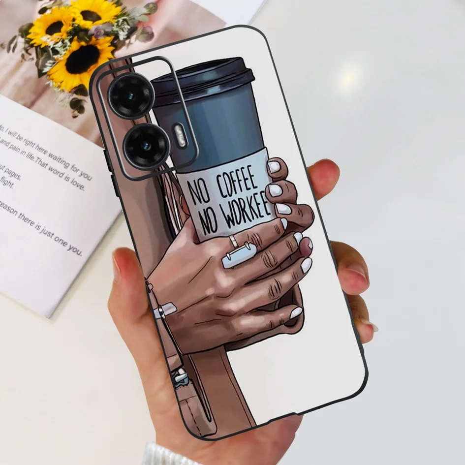 Cute Cartoon Cat Butterfly Soft Silicone Bumper Protective Phone Case