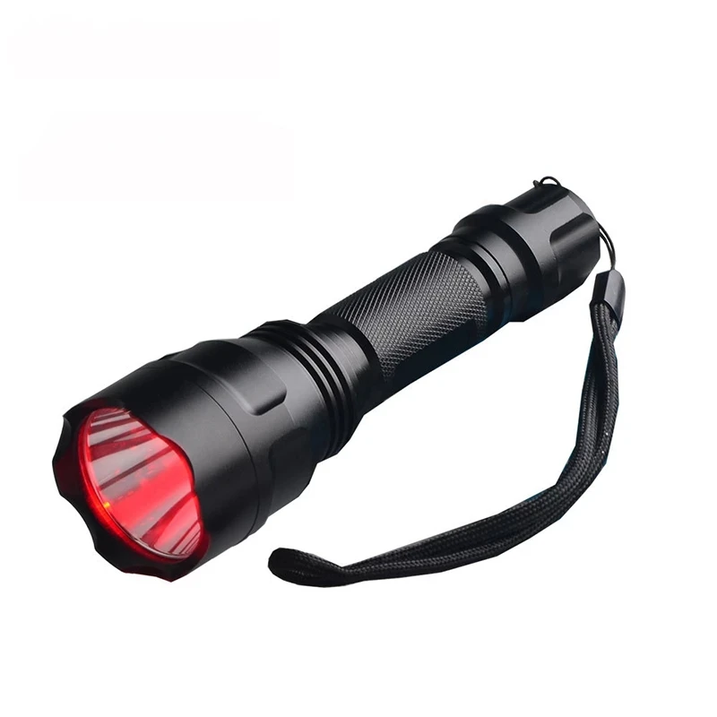 Pocketman Red LED Flashlight - 3 Mode Zoomable Mini Torch For Astronomy & Night Observation - View #3