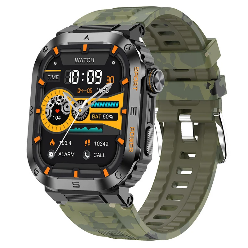 MT39 Smart Watch 2.01inch Large Screen Bluetooth Call Heart Rate Health Monitor Outdoor Sports AI Voice Assistant Smartwatch 7