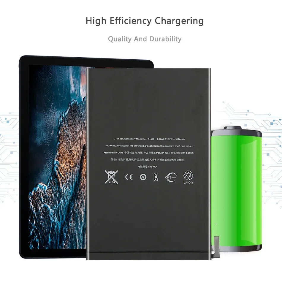 Tablet Battery 5124mAh For Apple iPad mini 4 A1538 A1546 A1550