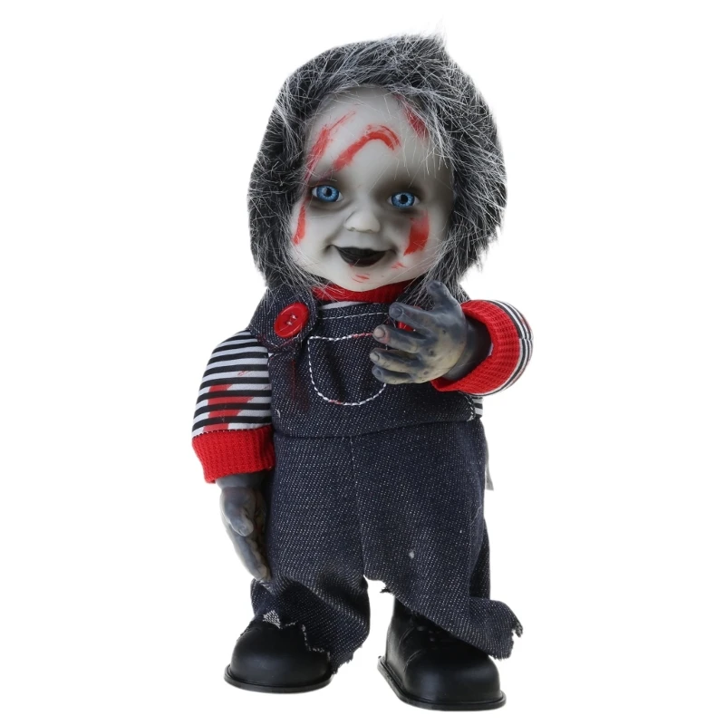 Electric Halloween Walking GhostDoll LED Home Ornament Party Decor