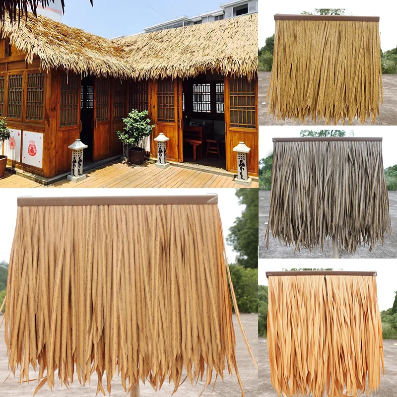 

Pavilion Straw Thatch Plants Fake Straw Artificial Plants For Outside Simulation Thatched Artificial Straw Roof Garden Decor