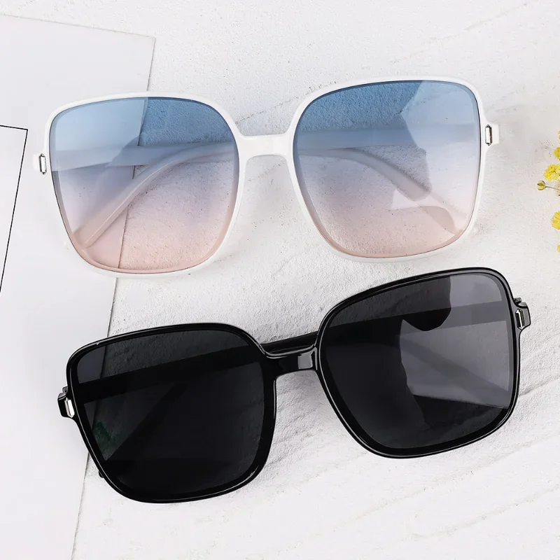 Women's Oversized Rectangle Sunglasses Men's Fashion Square Sun Glasses Classic Vintage Eyewear UV400 women sunglasses,uv protection glasses,pixel sunglasses