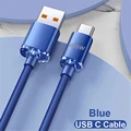 USB A Blue Cable