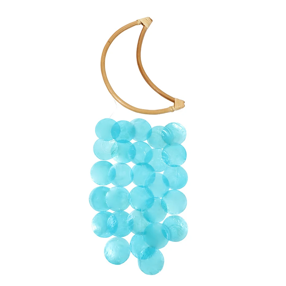 Shell Wind Chimes Campana De Viento Colgante Balcon Decorazione Del Giardino Bambu Campanas De Viento Festival Outdoor Decor