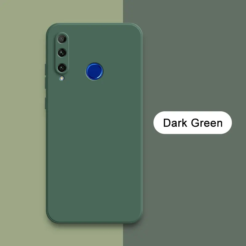 Luxury Square Liquid Silicone Soft Phone Armor – Full Protective Case