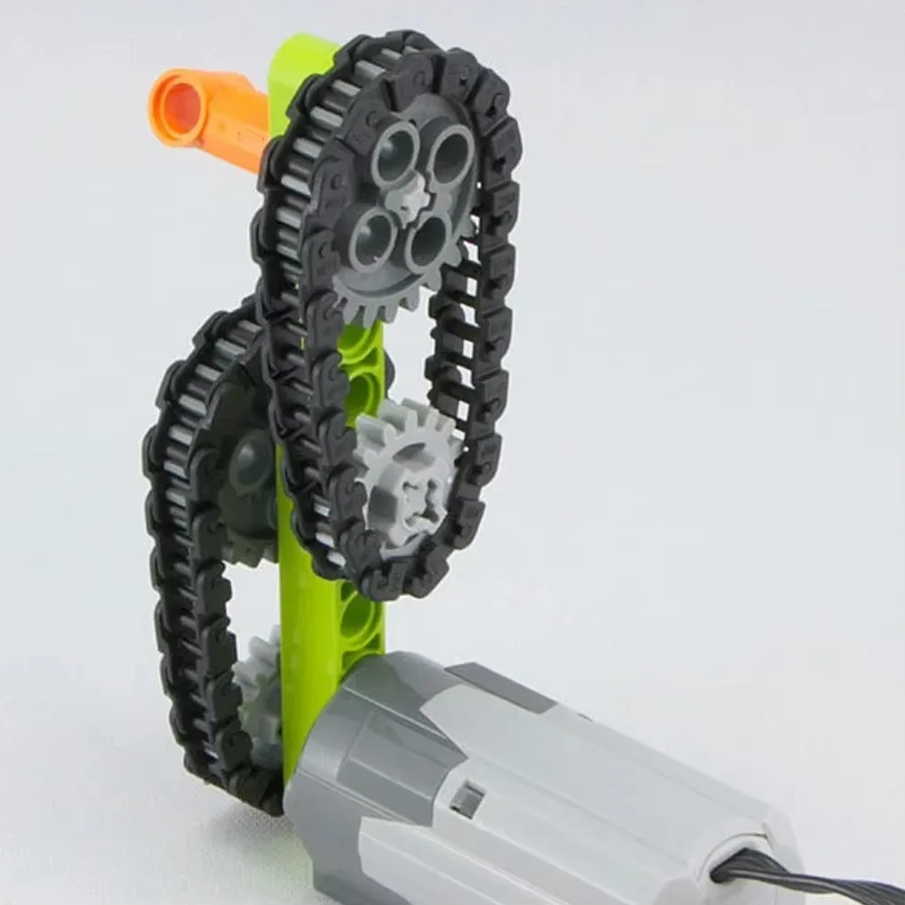 Gear/Axle Technical Building Blocks Tracks Wheels Set Multi-specification Gears Puzzle DIY Toys Accessories MOC Bricks Model