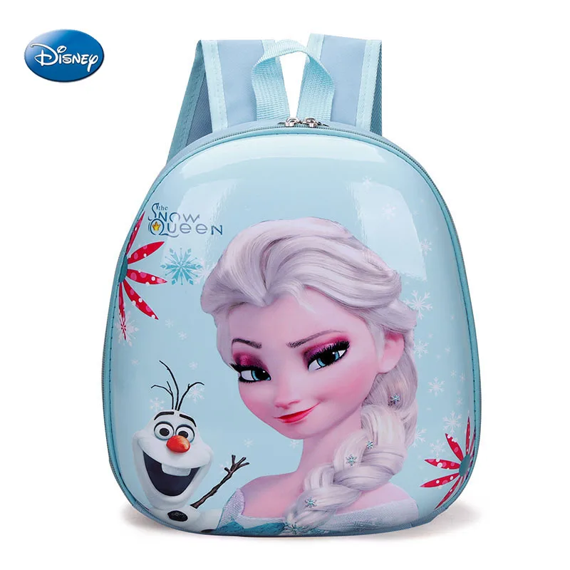 Disney Frozen Elsa Cartoon Backpack Children Cute Sofia Bag Hard Shell Waterproof High Capacity light and handy School Bag 1