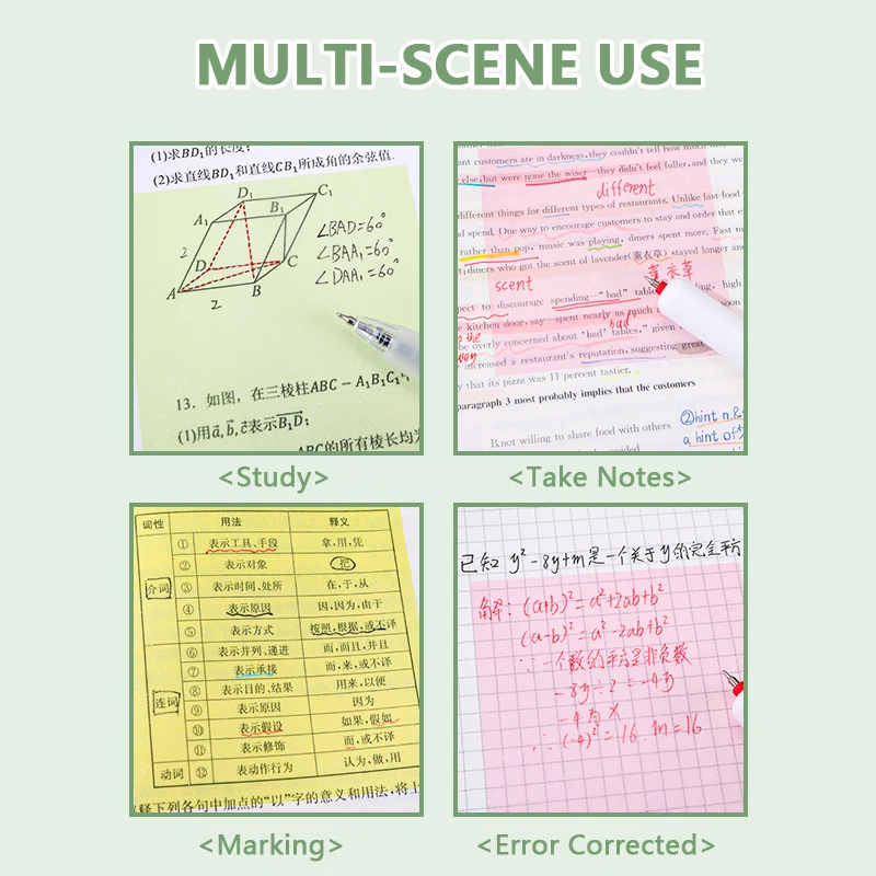 ​80 Sheets/Box Pull-Type Sticky Note Pearlescent Transparent Paper Self-Adhesive Memo Pads for Office & School Stationery Supply