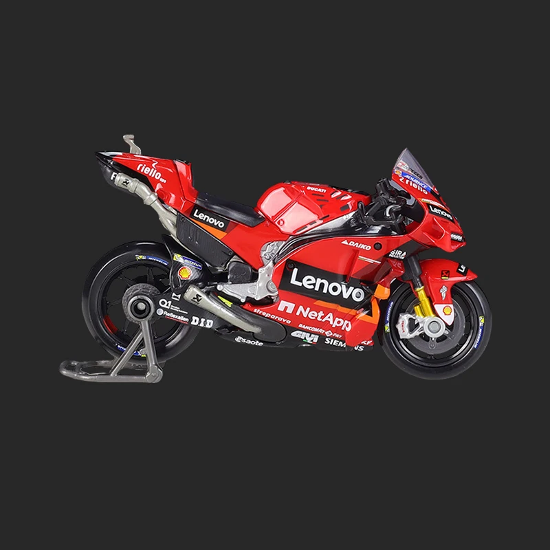 Maisto 1:18 2022 Winner Ducati Lenovo Team Racing #63 Francesco Bagnaia Licensed Alloy Motorcycle Model Toy Collection Gift