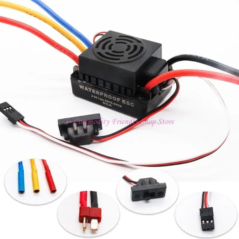 ESC Brushless 60A/80A/120A pour Voiture RC 1/8
