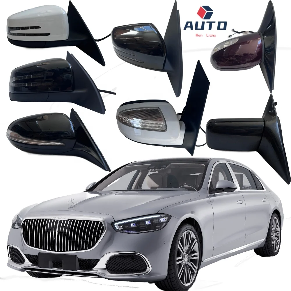 Chinese factory Original Automatic Folding Rearview Mirror Outside Side Mirror For Mercedes Benz CLA W117 AMG
