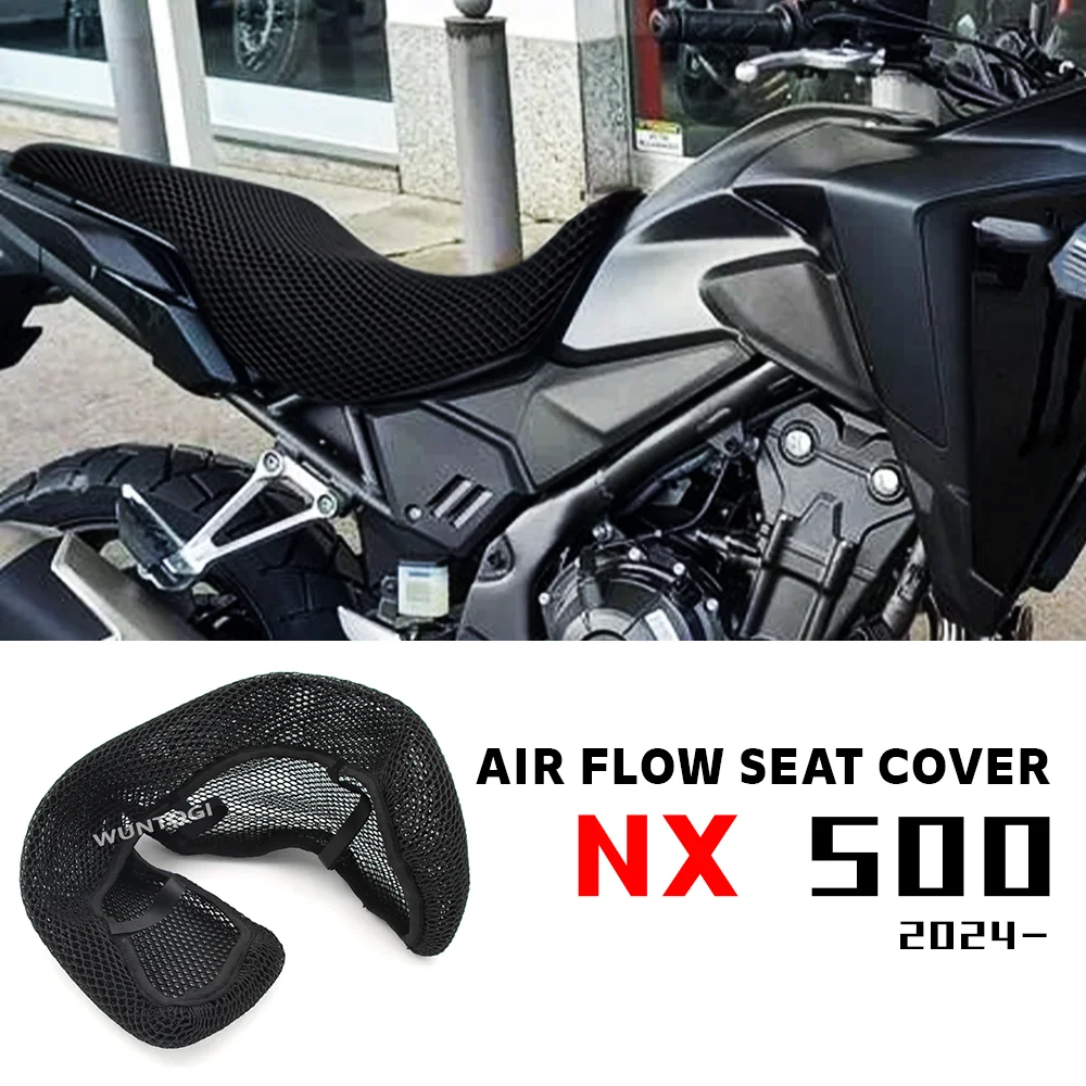 

Motorcycle Air Flow Seat Cover for HONDA NX 500 NX500 Accessories Seat Protection Cushion 500NX NX500 2024 Parts