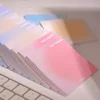 50 Sheets Gradient Sticky Notes Posits Stationery Paper Stickers Posted It Memo Notepad Notebook School Office Message Sticker 3