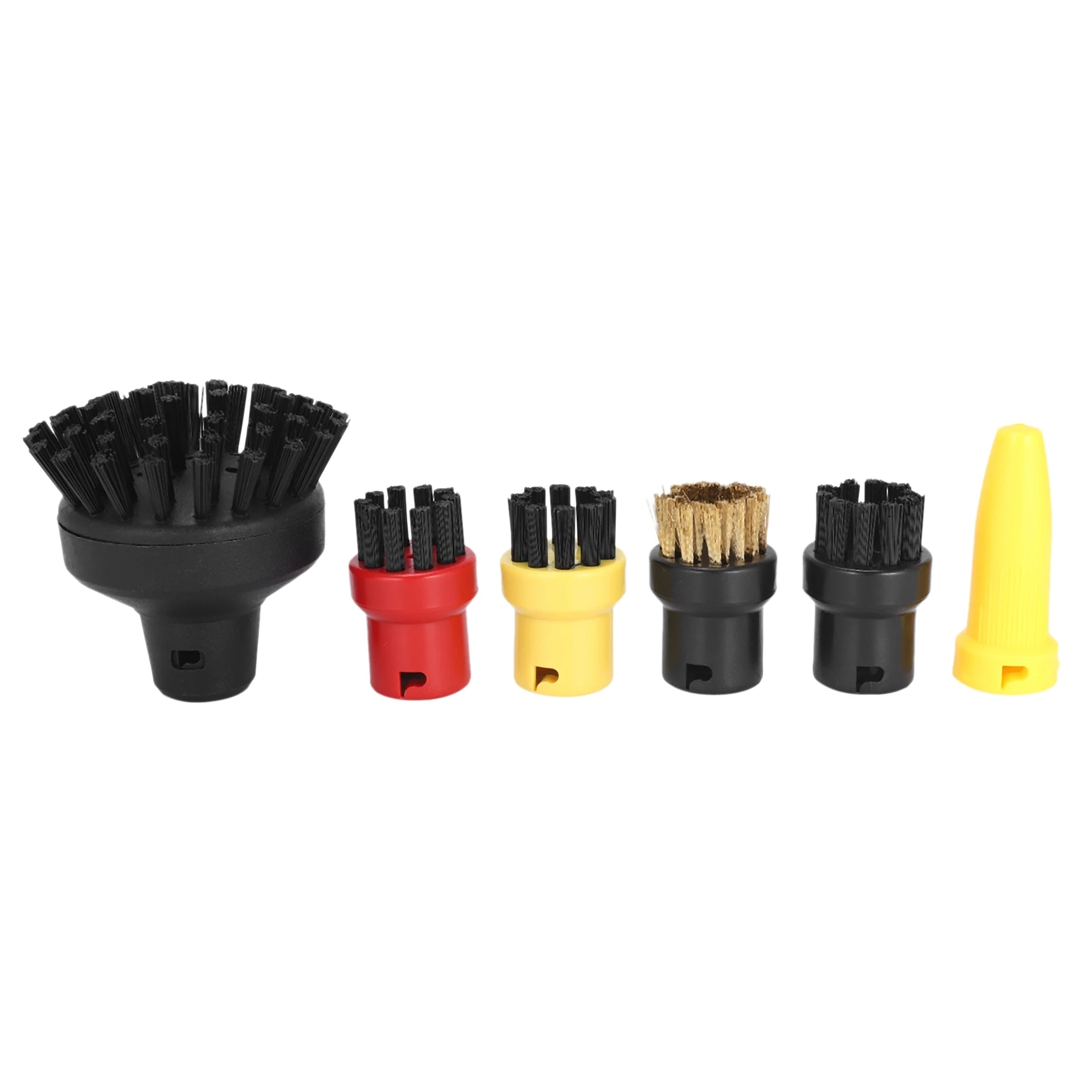 

Round Brush Sprinkler Nozzle Head for Karcher SC1 SC2 SC3 SC4 Large Round Brush Cleaning Brush for Steam Cleaner Sweeper