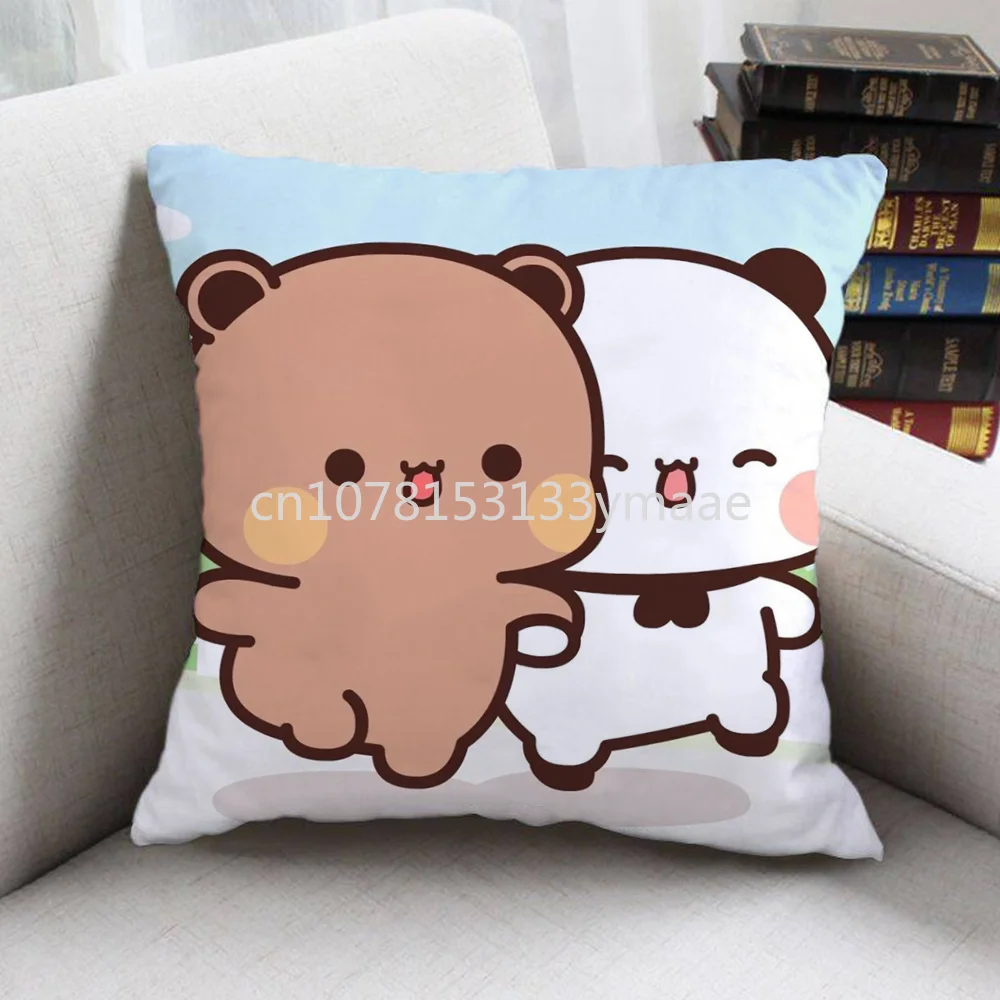 

BUBU DUDU Sofa Cushion Cover 45x45cm Decorative Pillowcases for Pillows Lounge Chairs Duplex Printing Pillow Hugs