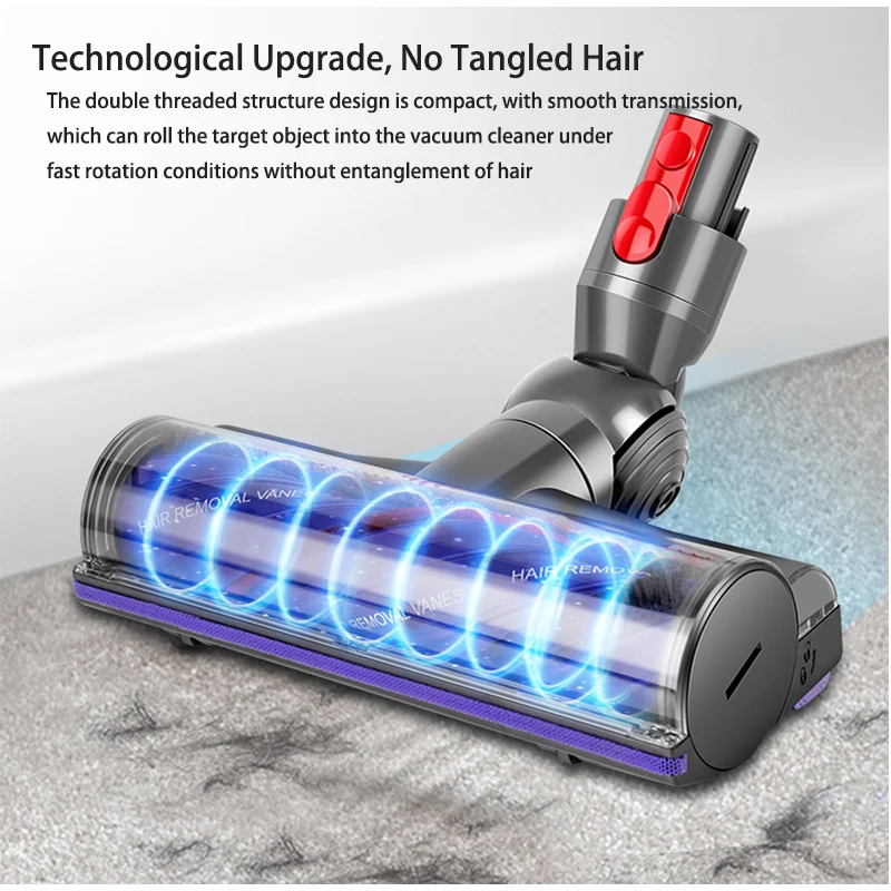 Replacement Vacuum Cleaner Brush Head for Dyson V7 V8 V10 V11 V15 Direct Drive Floor Brush Rolling Hot