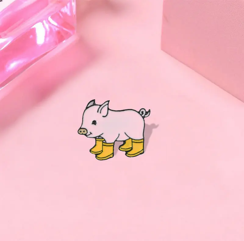 thumbnail image 2 of Super Pig Enamel Pin 2 of 10
