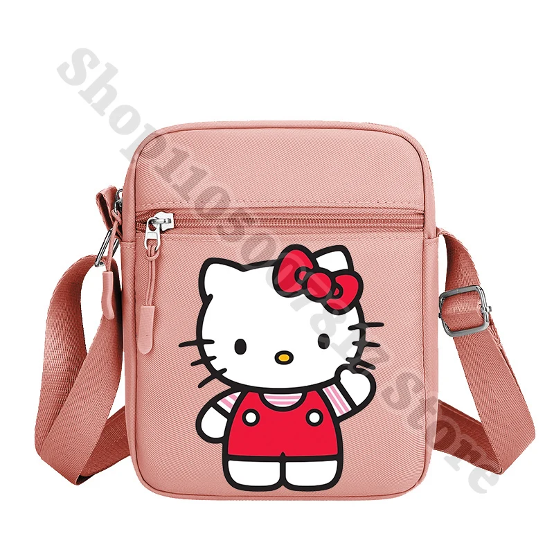 Children Anime Shoulder Sling Bags Hello Kitty Girl Cartoon Cute Crossbody Bag Fashion Casual Storage Pouch Kids Birthday Gifts - 4