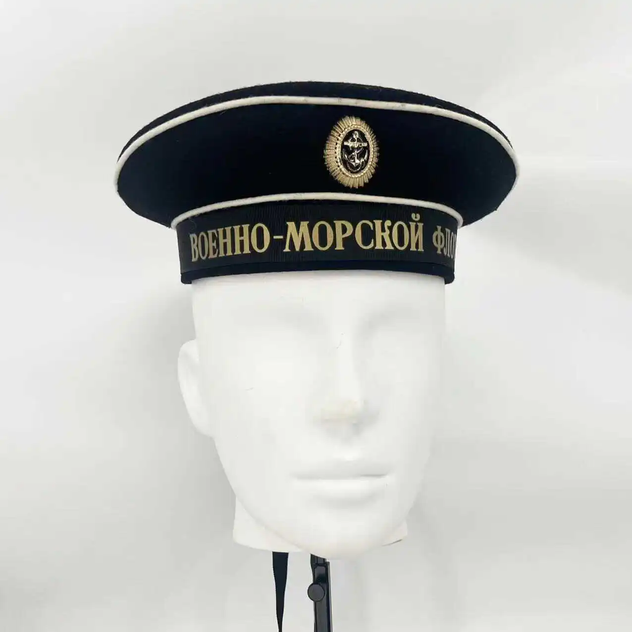 Russischer Meeresdienst Hut Männer Marines Cap Sowjetunion Matrose – Detail 1