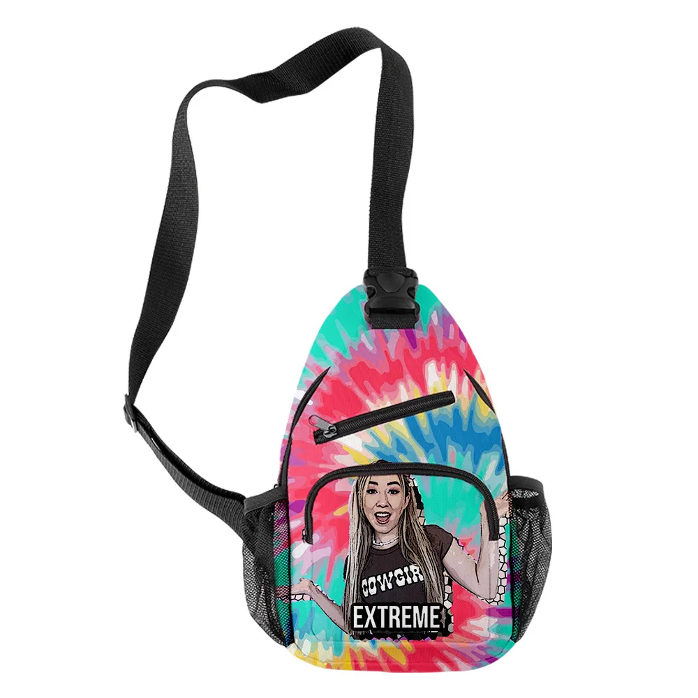 Popular Youthful Anime Beki Fluffy Boys/Girls 3D Print Chest Bags Oxford Waterproof Sports Crossbody Travel Bag Shoulder Bags