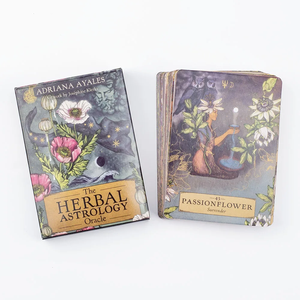Board Games Herbal Astrology Oracle Deck 55 Cards