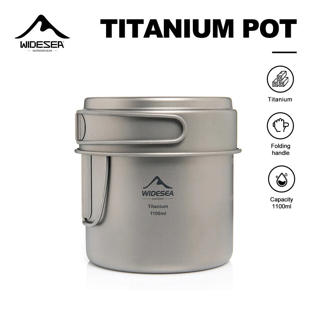 Titanium Camping Cook Pot 1
