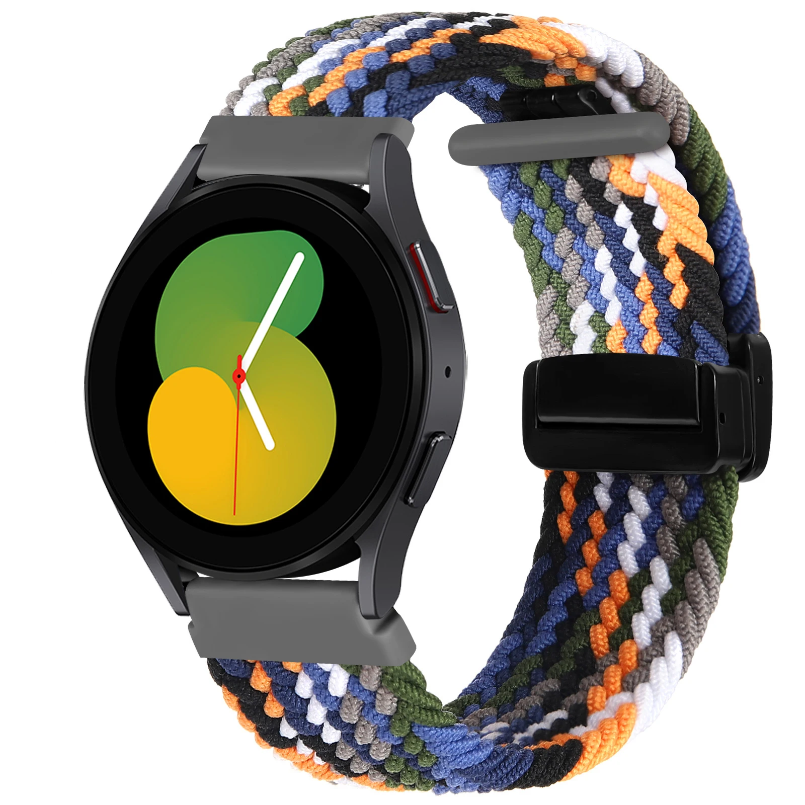 Magnetic Braided Bracelet Watch Strap, 20mm/22mm, Universal Compatibility