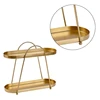 Modern Storage Rack Tray Convenient Iron Makeup and Jewelry for Professionals and Beauty Enthusiasts Alike 2