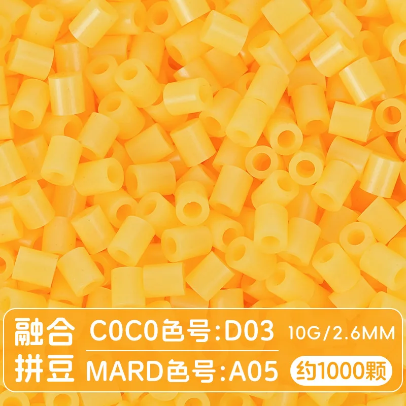 1000 Stück 2,6mm Perler Beads Schmelzperlen für DIY Puzzle Handgemachtes Geschenk Heimdekoration – Detail 5