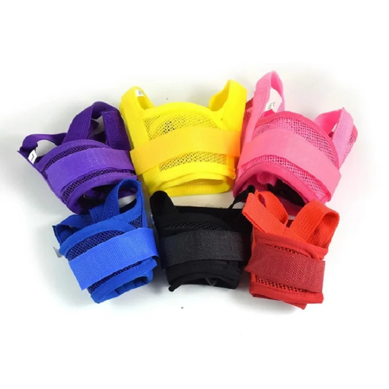 Pet Dog Adjustable Mask Mesh Breathable Muzzles Small Large Dog Mouth Muzzle Anti Bark Bite Chew 1PC dog muzzle