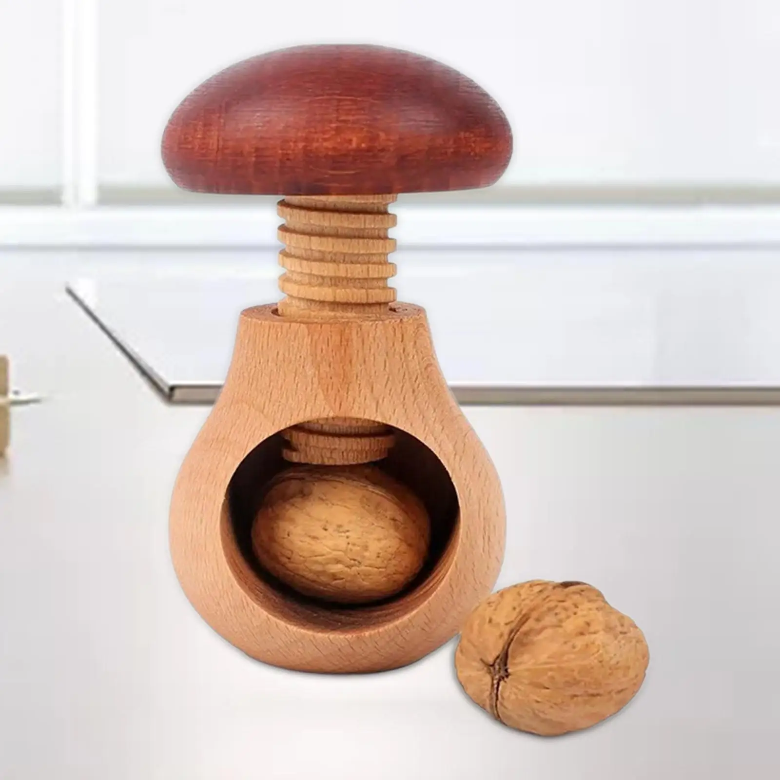 

Manual Nutcracker Mushroom Shaped for Easy Cracking Nut Tongs for Nuts Home