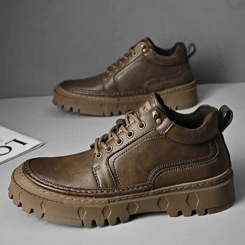 

Men's Lightweight Comfortable Work Shoes Non-Slip Casual Sneakers for Outdoor Trailing Trekking Walking