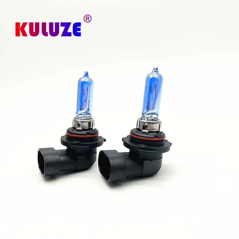 2pcs 9006 HB4 Crystal Super Bright White Halogen Bulb Hight Power 55W Head Lamp Light 12V car styling car light source 5