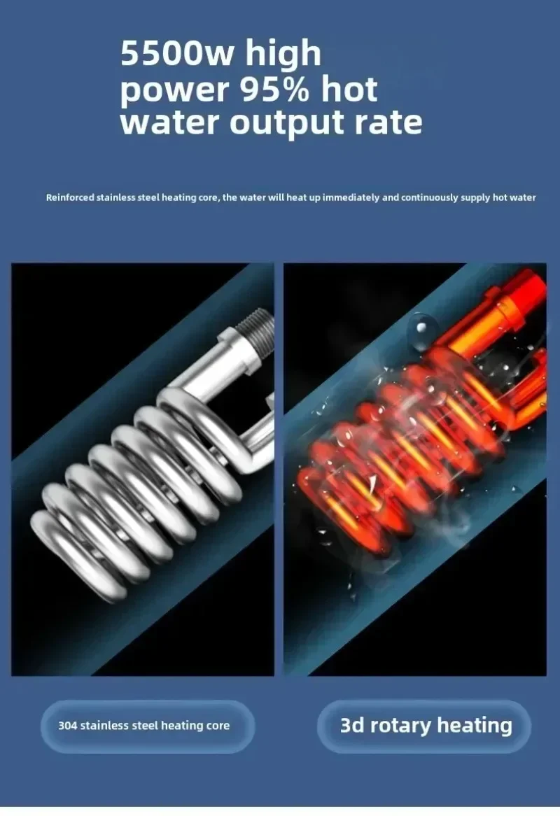 سخان مياه فوري 220 فولت 3000 واط-5500 واط سخانات ك...