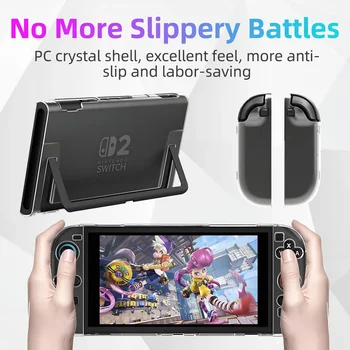 Accessories Kit for Nintendo Switch 2 (2025) Carrying Case Bag,Screen Protector,Thumb Grips,Protective Cover for Switch2 Bundle 2