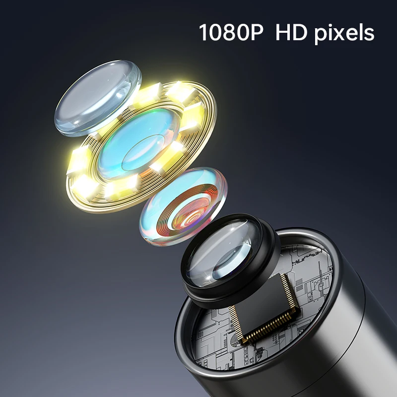 2.7cm 짧은 모듈 4.3인치 8LED 조명 하수관 검사 휴대용 전문 내시경 비디오 산업용 경성 내시경 카메라