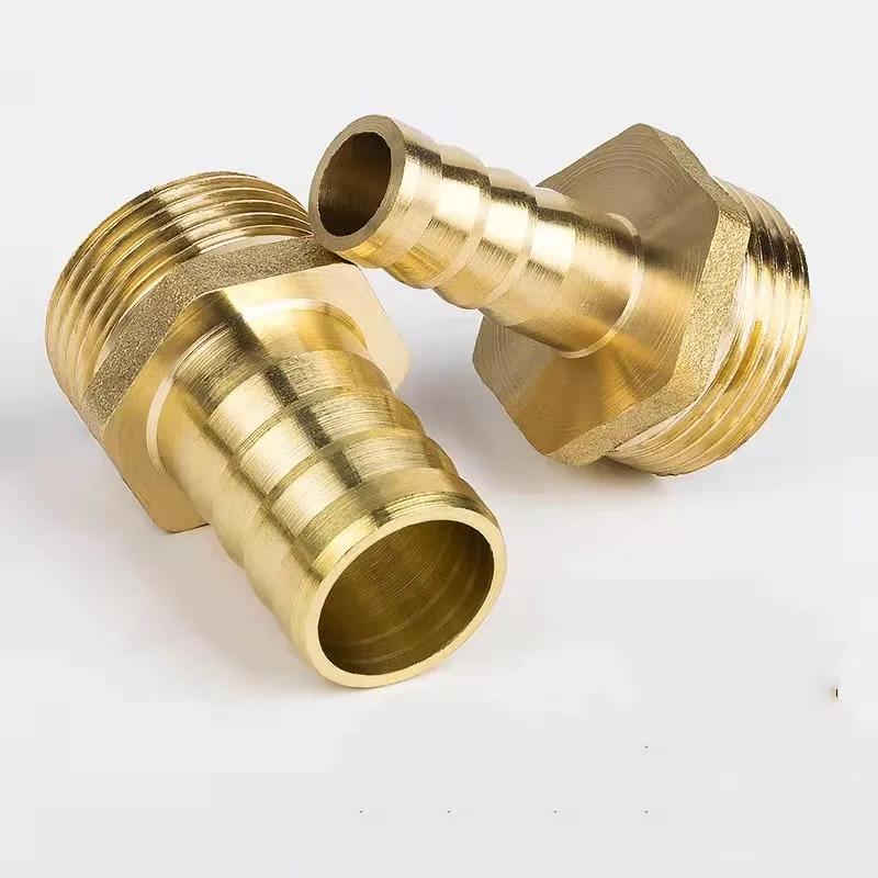 Brass Pipe Fitting 6/8/10/12/14/16mm Hose Barb Tail 1/8 3/8 1/4 BSP Male Connector Joint Copper Coupler Adapter 6mm hose barb tail to 1 2pt bsp female thread straight barbed brass connector joint copper pipe fitting coupler adapter