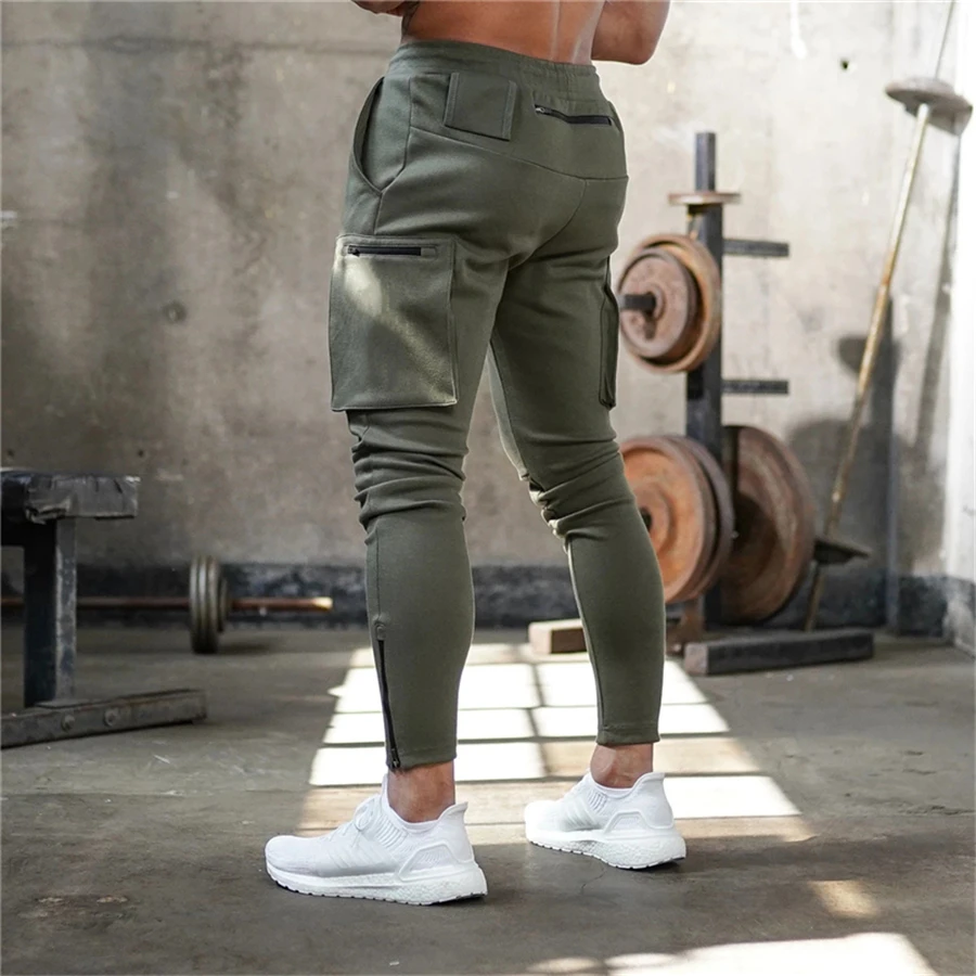 Joggers Men Casual Pants Sweatpants Men Fitness Trousers Cargo Pants Male Streetwear Mens Joggers Gyms Sports Trackpants