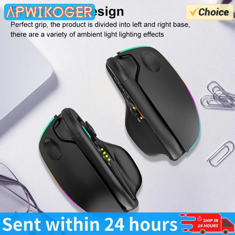 1 paio di impugnature per controllo stabile per giochi sparatutto Mouse da gioco Supporto per modalità mouse desktop per accessori da gioco Switch2