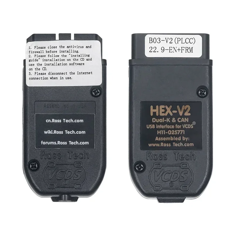 Nuovissimo 2025 V25.3 VCDS Versione Inglese VAGCOM HEX V2 Aggiornamento V24.7 ATMEGA162 per Strumenti Diagnostici Auto VW/AUDI/Skoda/Seat - Image 3