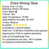 KODIES GEL Super Strong Lash Glue for Eyelash Extension Supplies Lashes Lift Glue Adhesive 5ML 0.5 Sec Fast Dry Long Retention 4