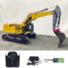 RC Hydraulic Finished Demolition Excavator 1/14 Scale 374 UHD 4-arm PL18EV Radio Control Sound Light Digger Toy Model TH24031 1