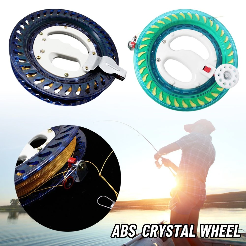 Fishing Tools ABS Sea Fishing With Fishing Line Crystal Wheel Hand