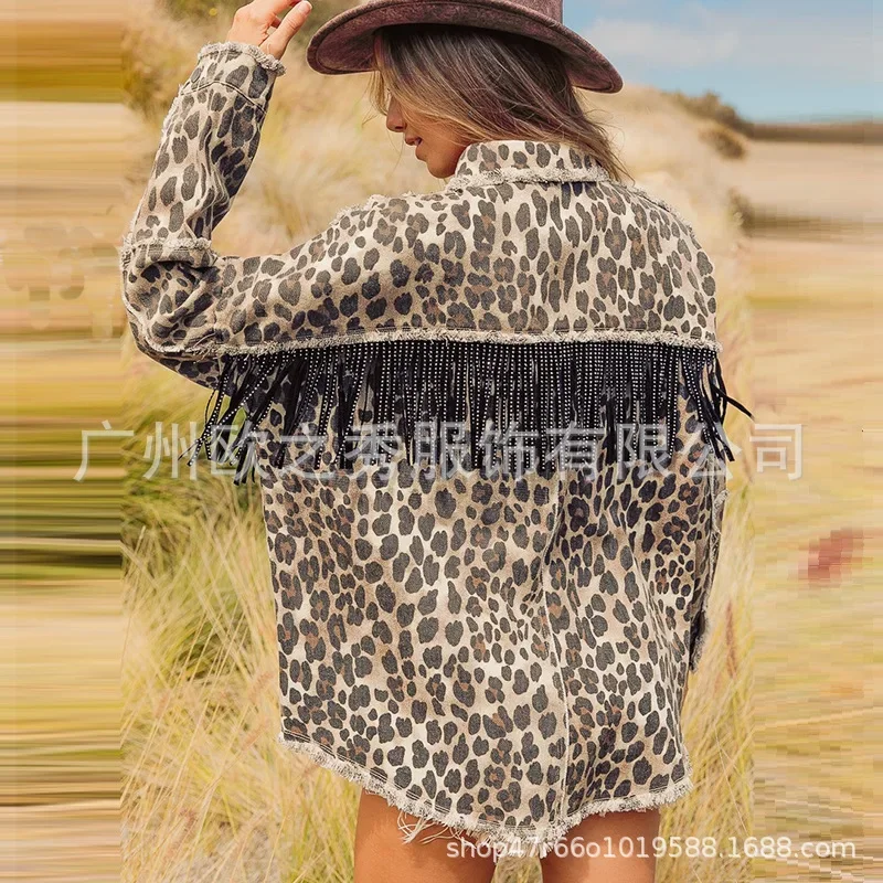 Chaqueta Vaquera De Ante Con Flecos Para Hombre / Abrgo Vaquero Color