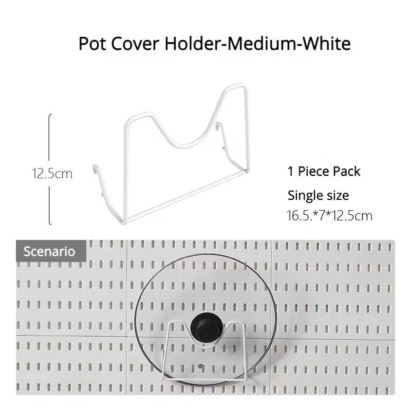 Multi-Functional Pegboard Wall Organizer with Shelves