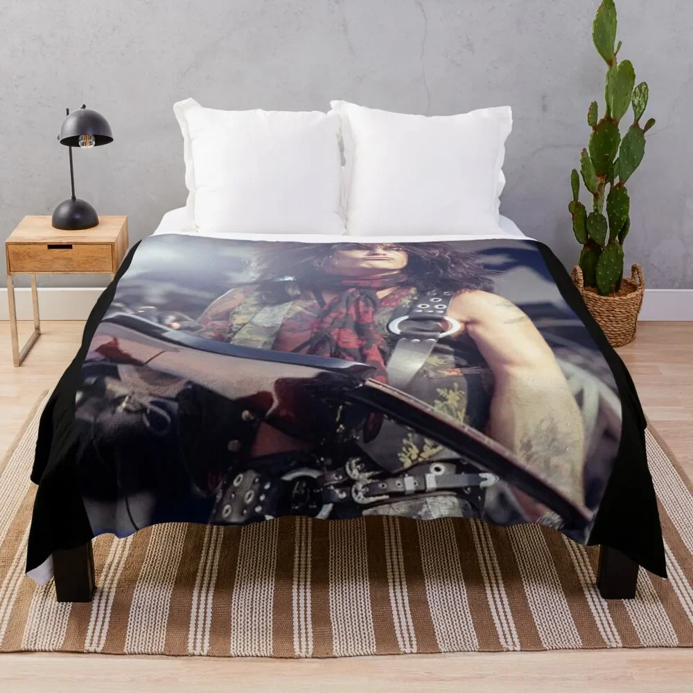 

Nikki Sixx - Poster Throw Blanket Giant Sofa Decorative Sofa christmas decoration Quilt Nap Blankets