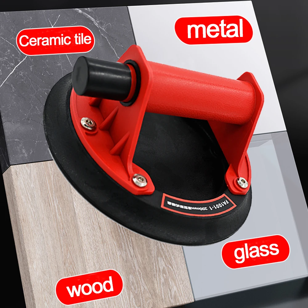 8-inch Vacuum Suction Cup Series Handle Granite & Glass Lifting Window Replacement Suction cup Tile Handling Tools