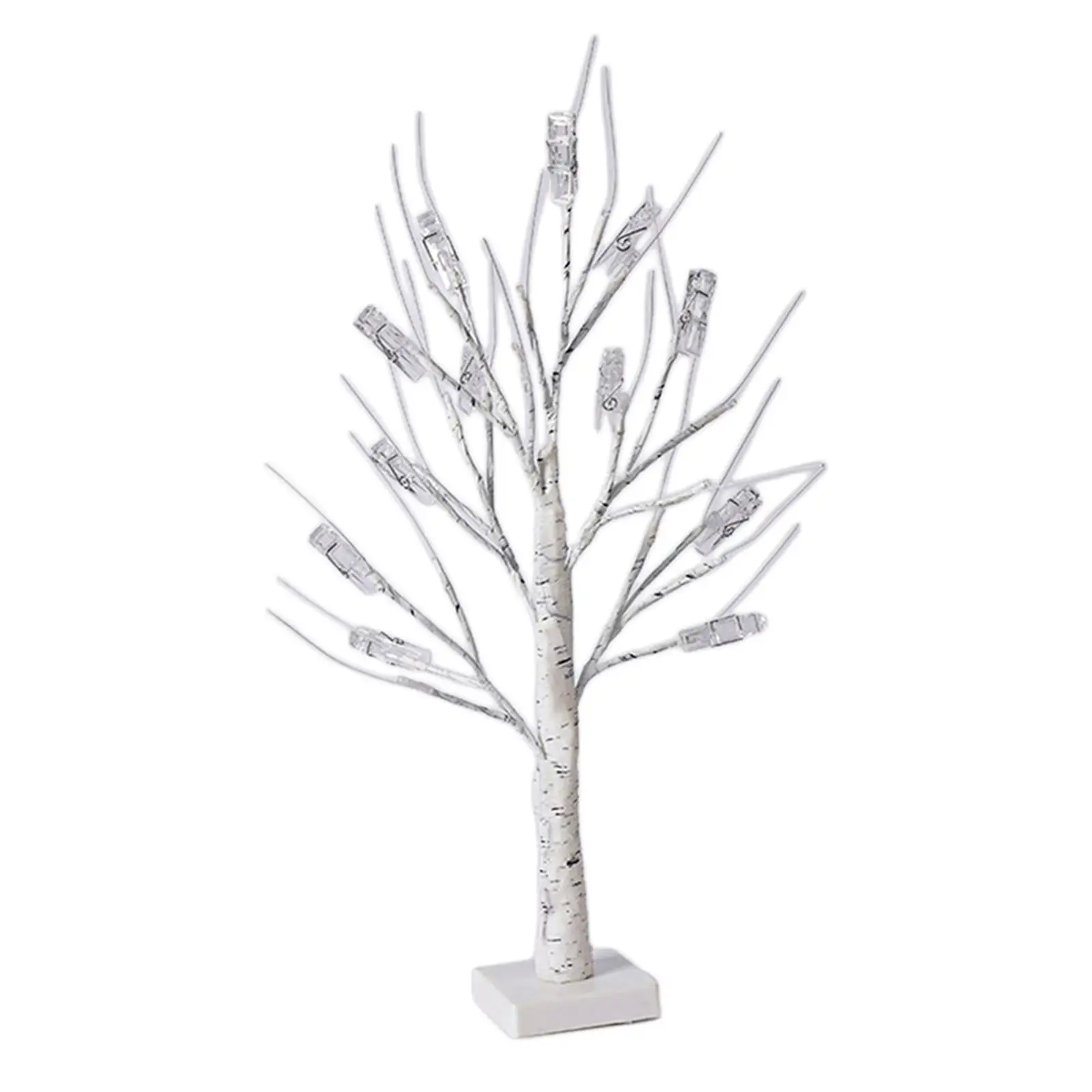 LED Nightlight Display Trees Stands with Clips Birthday Tree