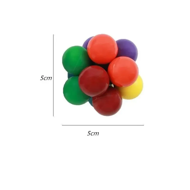 스트레스 해소 원자볼 매직볼 퍼즐 다용도 비즈 감압볼 어린이 장난감 비즈 감압 반죽 놀이 음악
